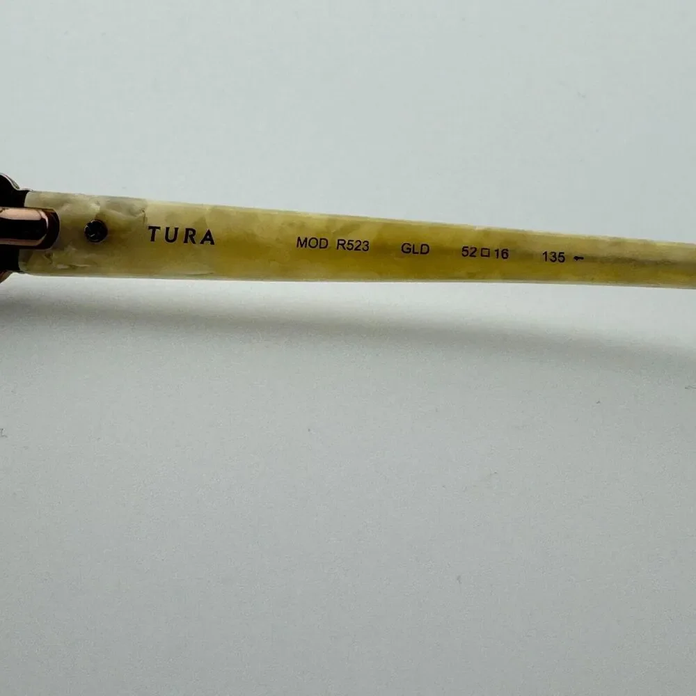 Tura Mod. 523 Gold SLG‎ Metal Fancy Eyeglasses Frames 52-16-135 H13228